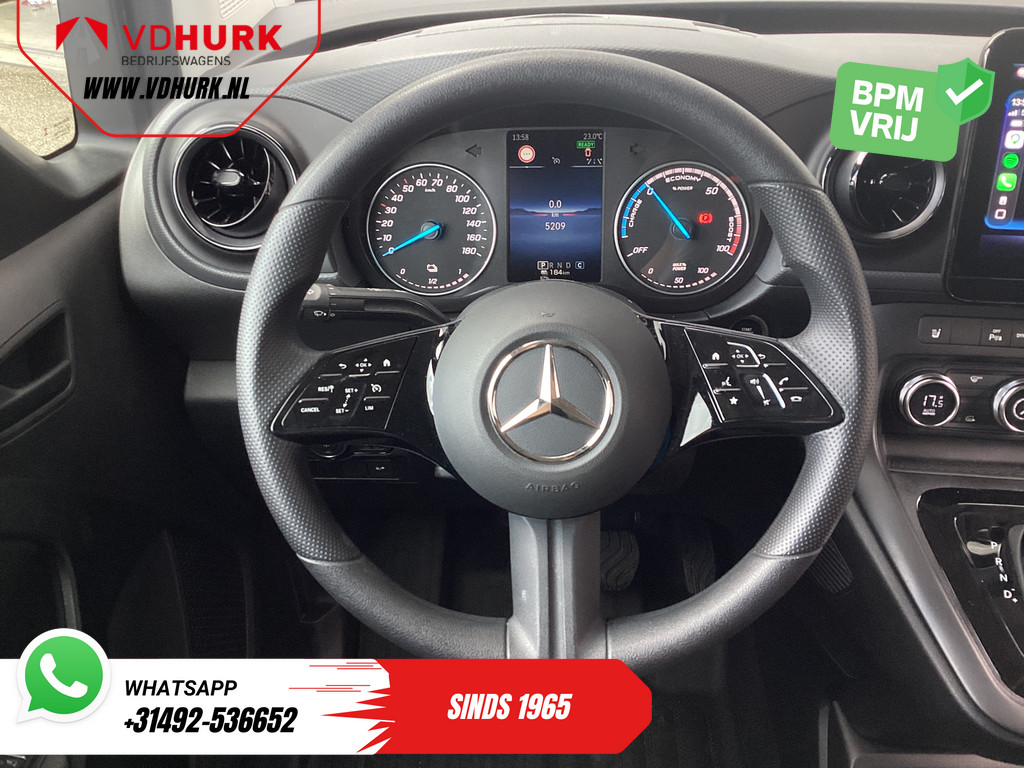 Mercedes-Benz eCitan Bestelbus 112 Pro 51 kWh 280 km WLTP Snellader/ Stoelverw./ CarPlay/ Navi/ Camera/ Climate/ PDC/ Cruise 12
