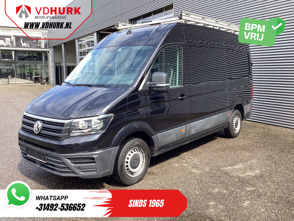 Volkswagen Crafter Bestelbus 35 2.0 TDI 180 pk DSG Aut. L3H3 Imperiaal + Trap/ 270Gr.deuren/ Gev.stoel/ Carplay/ Navi/ Camera/ PDC/ Cruise/ Airco 7