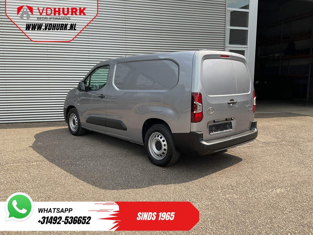 Toyota PROACE CITY Electric Bestelbus 50 kWh 340km WLTP L2 LED/ 3Pers./ Snellader/ Standkachel/ Stoelverw./ Stuurverw./ Carplay/ Camera/ PDC/ Cruise/ Airco 1