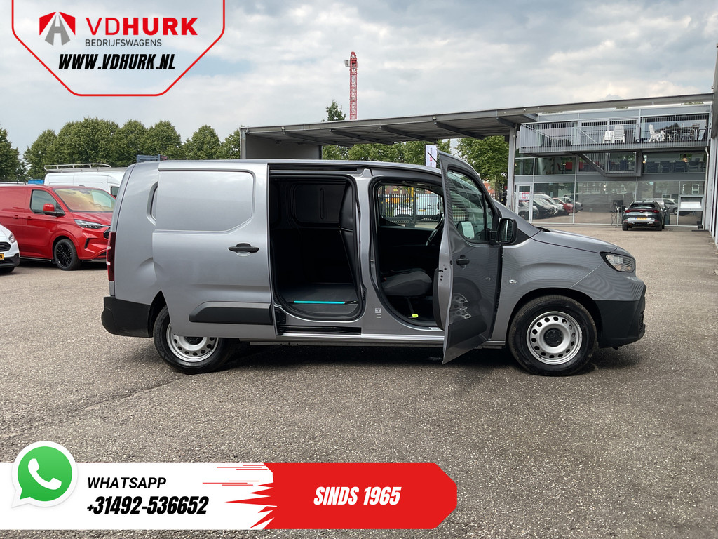 Toyota PROACE CITY Electric Bestelbus 50 kWh 340km WLTP L2 LED/ 3Pers./ Snellader/ Standkachel/ Stoelverw./ Stuurverw./ Carplay/ Camera/ PDC/ Cruise/ Airco 5