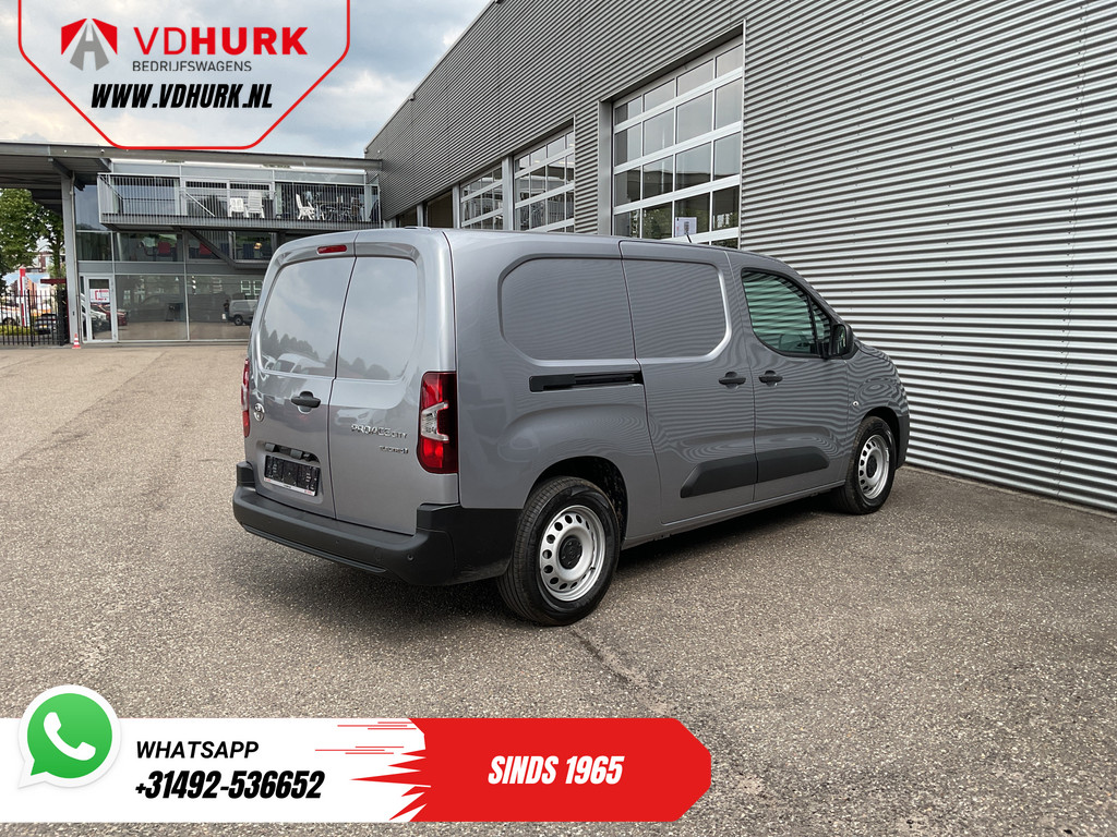 Toyota PROACE CITY Electric Bestelbus 50 kWh 340km WLTP L2 LED/ 3Pers./ Snellader/ Standkachel/ Stoelverw./ Stuurverw./ Carplay/ Camera/ PDC/ Cruise/ Airco 9