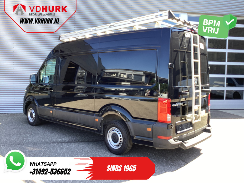 Volkswagen Crafter Bestelbus 35 2.0 TDI 180 pk DSG Aut. L3H3 Imperiaal + Trap/ 270Gr.deuren/ Gev.stoel/ Carplay/ Navi/ Camera/ PDC/ Cruise/ Airco 1