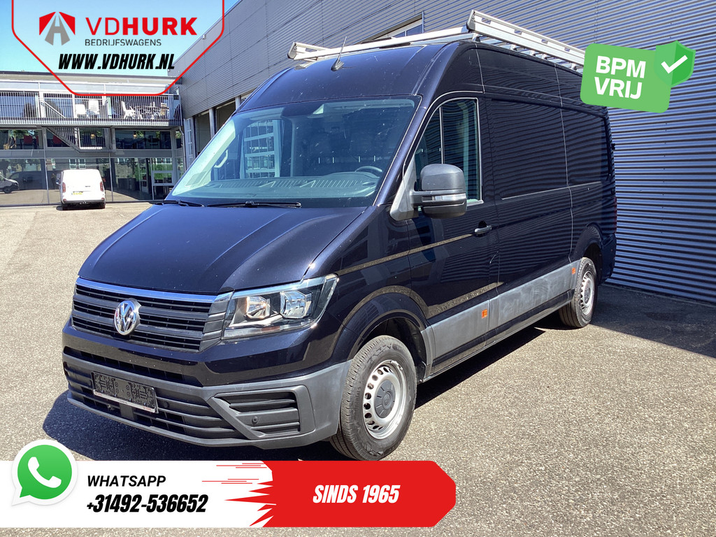 Volkswagen Crafter Bestelbus 35 2.0 TDI 180 pk DSG Aut. L3H3 Imperiaal + Trap/ 270Gr.deuren/ Gev.stoel/ Carplay/ Navi/ Camera/ PDC/ Cruise/ Airco 7