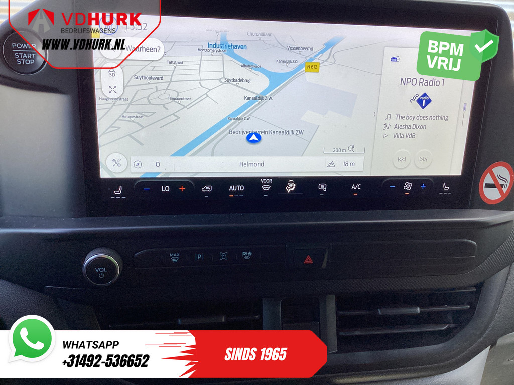 Ford Transit Custom Bestelbus 2.0 TDCI 136 pk Trend LED/ Adapt.Cruise/ Stoelverw./ Carplay/ Navi/ Camera/ Climate/ PDC/ DAB 10