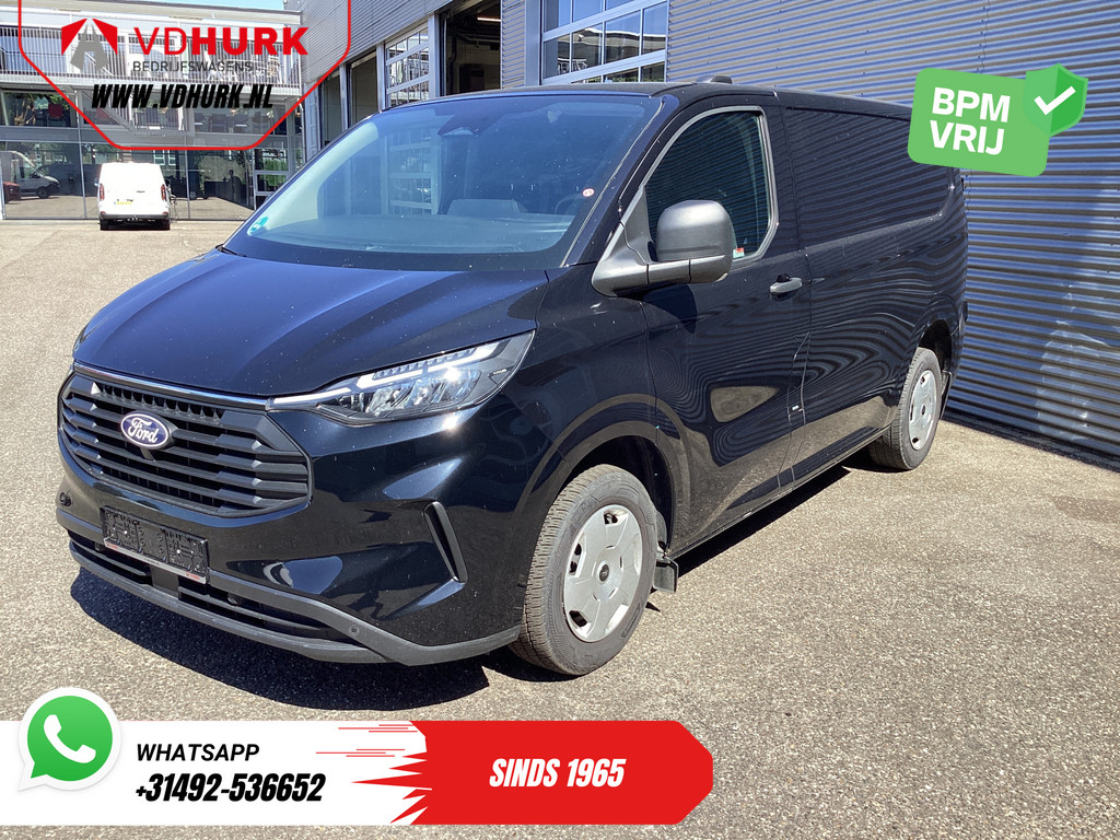Ford Transit Custom Bestelbus 2.0 TDCI 136 pk Trend LED/ Adapt.Cruise/ Stoelverw./ Carplay/ Navi/ Camera/ Climate/ PDC/ DAB 7