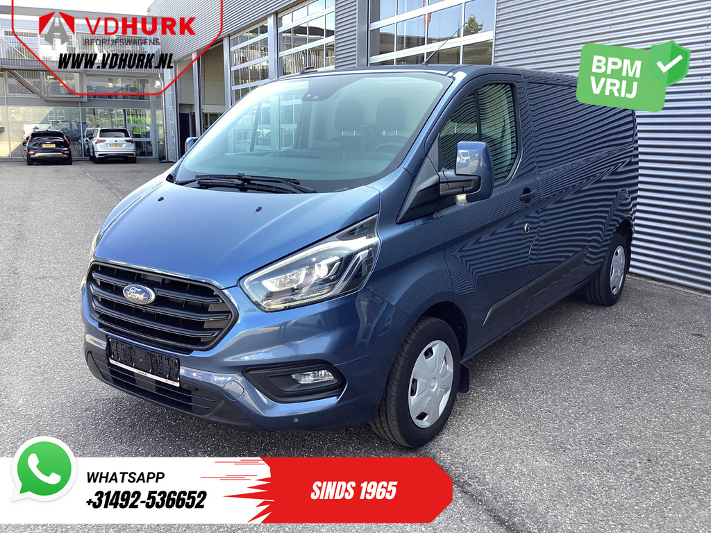 Ford Transit Custom Bestelbus 2.0 TDCI 130 pk L2 Trend Bi-Xenon/ 2.8t Trekverm./ Carplay/ Camera/ PDC/ Cruise/ DAB/ Airco 7