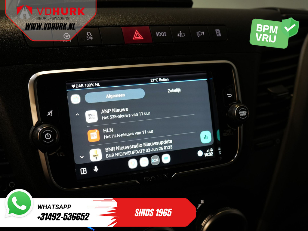 Mercedes-Benz Sprinter Bestelbus (Iveco Daily) 35S21HV 3.0 180 pk Aut. L2H3 LED/ 3.5t Trekverm./ Adapt.Cruise/ Carplay/ Gev.Stoel./ Climate/ Navi/ Camera/ Trekha 22