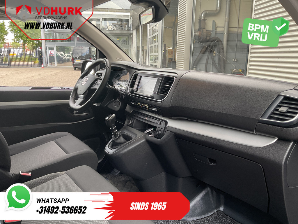 Fiat Scudo Bestelbus 2.0 MJ 145 pk DC Dubbel Cabine Adapt.Cruise/ 2x Schuifdeur/ Keyless/ Carplay/ Navi/ 6 Pers./ Climate/ Camera/ PDC 11
