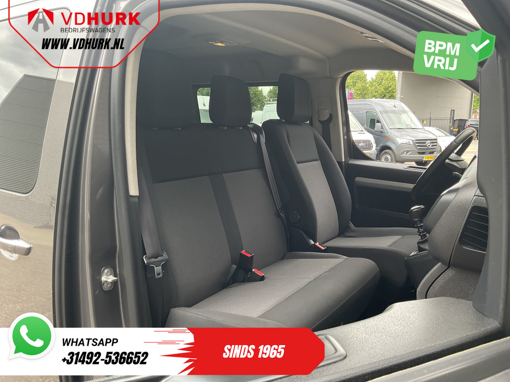 Fiat Scudo Bestelbus 2.0 MJ 145 pk DC Dubbel Cabine Adapt.Cruise/ 2x Schuifdeur/ Keyless/ Carplay/ Navi/ 6 Pers./ Climate/ Camera/ PDC 12