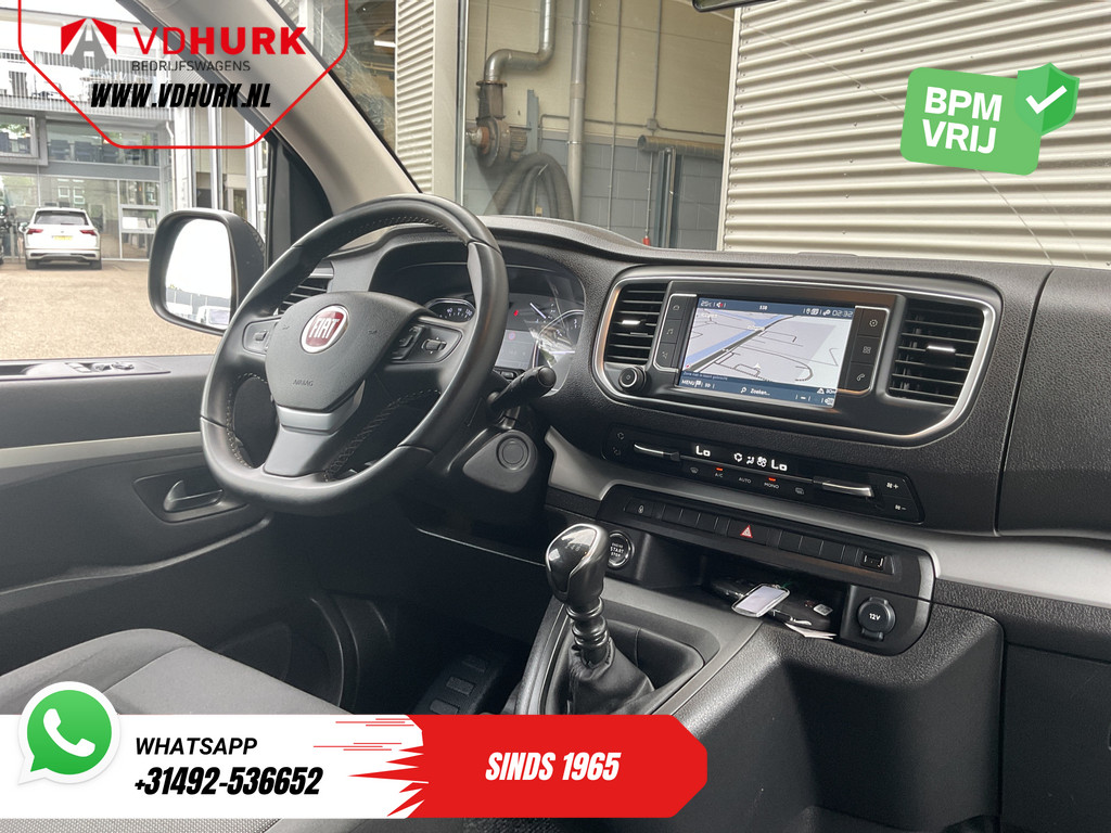 Fiat Scudo Bestelbus 2.0 MJ 145 pk DC Dubbel Cabine Adapt.Cruise/ 2x Schuifdeur/ Keyless/ Carplay/ Navi/ 6 Pers./ Climate/ Camera/ PDC 2
