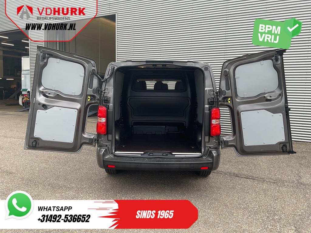 Fiat Scudo Bestelbus 2.0 MJ 145 pk DC Dubbel Cabine Adapt.Cruise/ 2x Schuifdeur/ Keyless/ Carplay/ Navi/ 6 Pers./ Climate/ Camera/ PDC 4