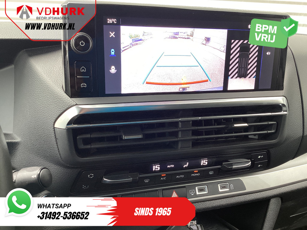 Opel Vivaro Bestelbus 2.0 145 pk Aut. DC Dubbel Cabine LED/ Adapt.Cruise/ 2x Schuifdeur/ Massage/ Stoelverw./ Keyless/ Leder/ Carplay/ Climate/ Camera 12