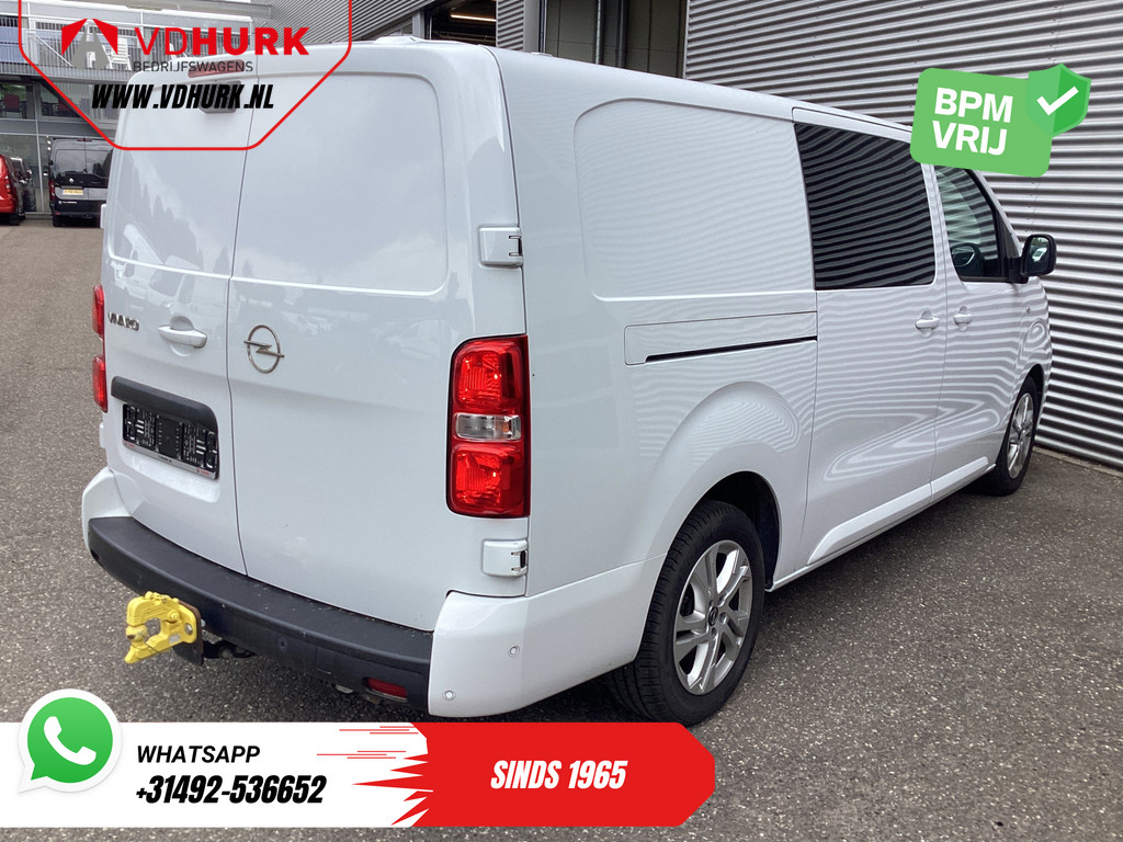 Opel Vivaro Bestelbus 2.0 145 pk Aut. DC Dubbel Cabine LED/ Adapt.Cruise/ 2x Schuifdeur/ Massage/ Stoelverw./ Keyless/ Leder/ Carplay/ Climate/ Camera 8