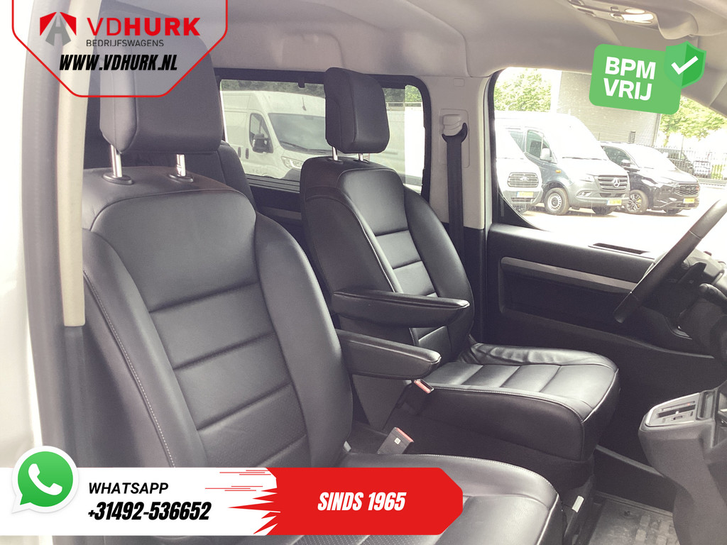Opel Vivaro Bestelbus 2.0 145 pk Aut. DC Dubbel Cabine LED/ Adapt.Cruise/ 2x Schuifdeur/ Massage/ Stoelverw./ Keyless/ Leder/ Carplay/ Climate/ Camera 9