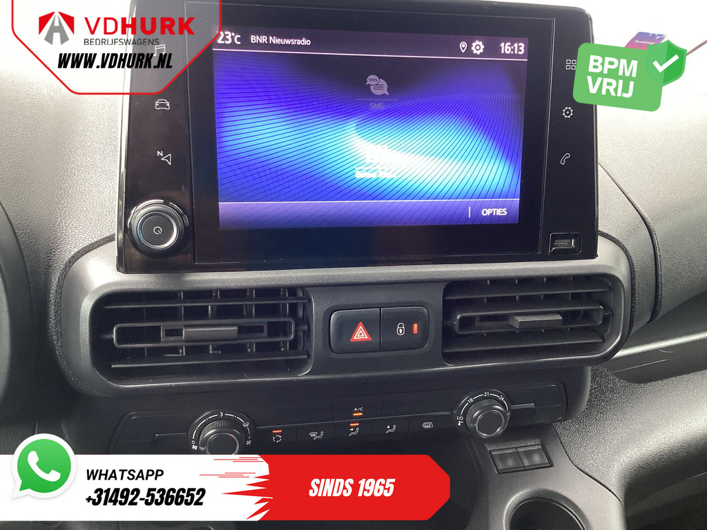 Toyota PROACE CITY Bestelbus 1.5 100 pk 3 Pers./ Carplay/ PDC/ Cruise/ Airco/ DAB 10