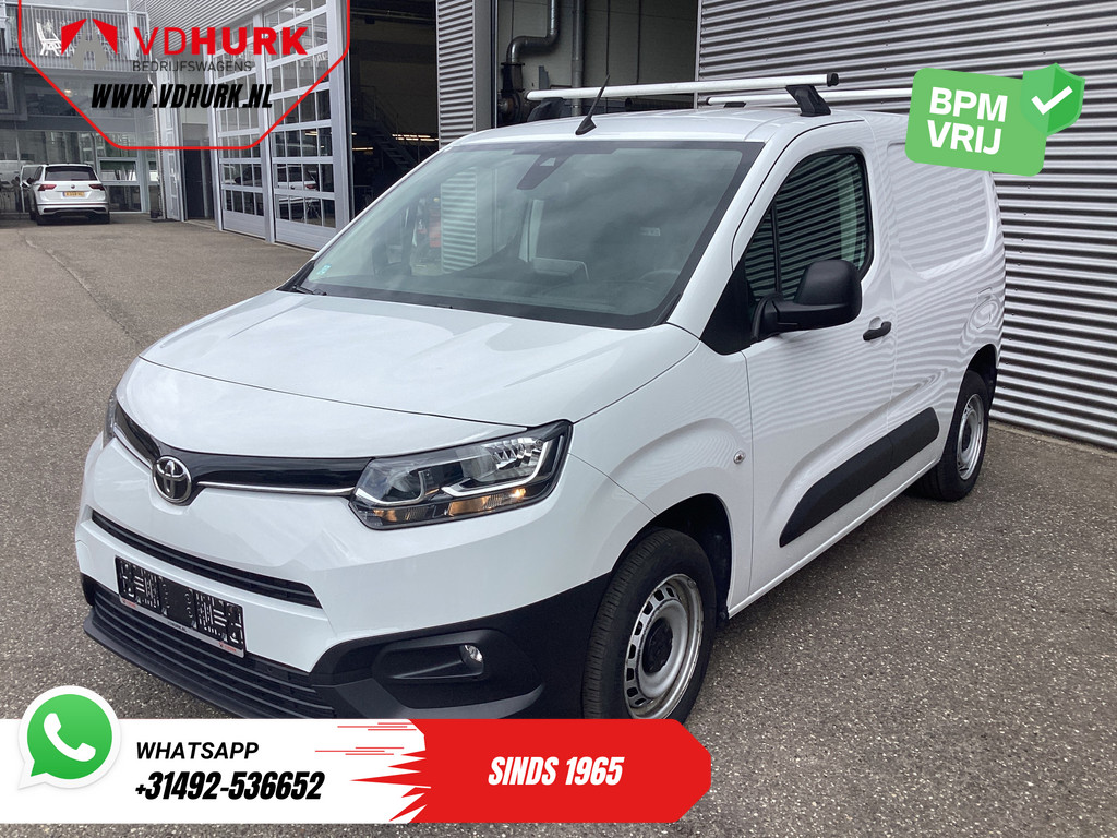 Toyota PROACE CITY Bestelbus 1.5 100 pk 3 Pers./ Carplay/ PDC/ Cruise/ Airco/ DAB 7