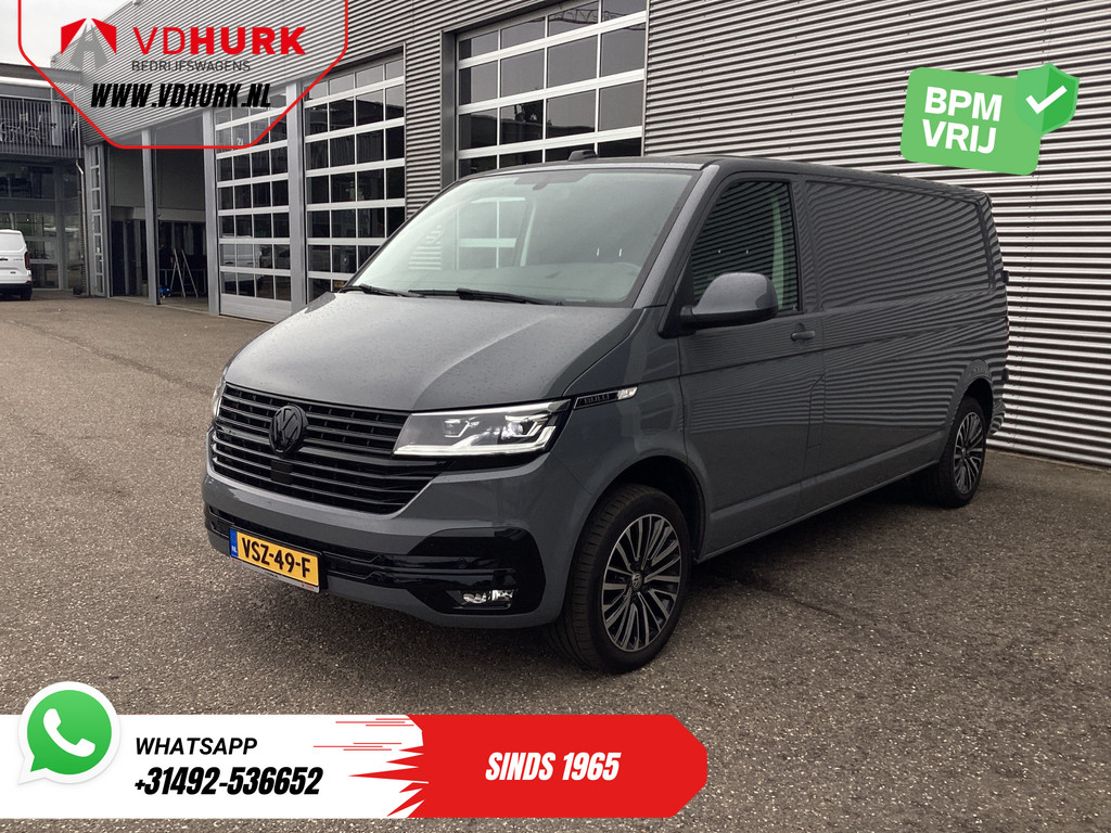 Volkswagen Transporter Bestelbus 2.0 TDI 150 pk DSG Aut. L2 Bulli Virtual Cockpit/ Leder/ Adapt.Cruise/ LED/ Navi/ Bear Lock/ Carplay/ Camera/ 18” LMV/ PDC/ Trek 7