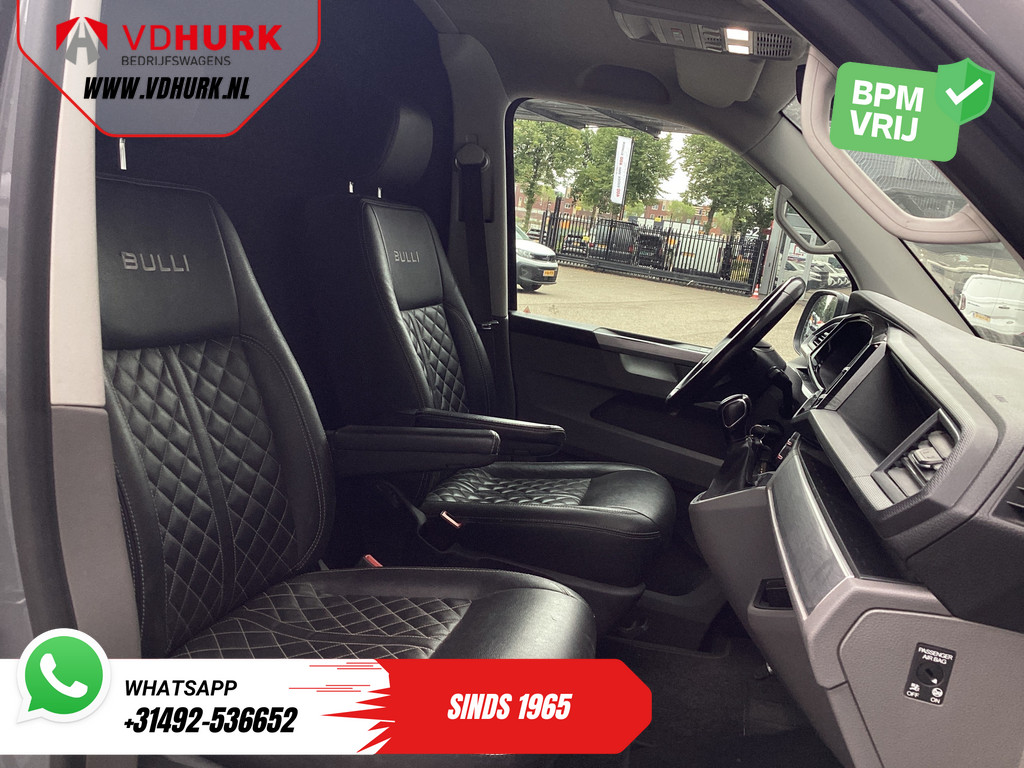 Volkswagen Transporter Bestelbus 2.0 TDI 150 pk DSG Aut. L2 Bulli Virtual Cockpit/ Leder/ Adapt.Cruise/ LED/ Navi/ Bear Lock/ Carplay/ Camera/ 18” LMV/ PDC/ Trek 9