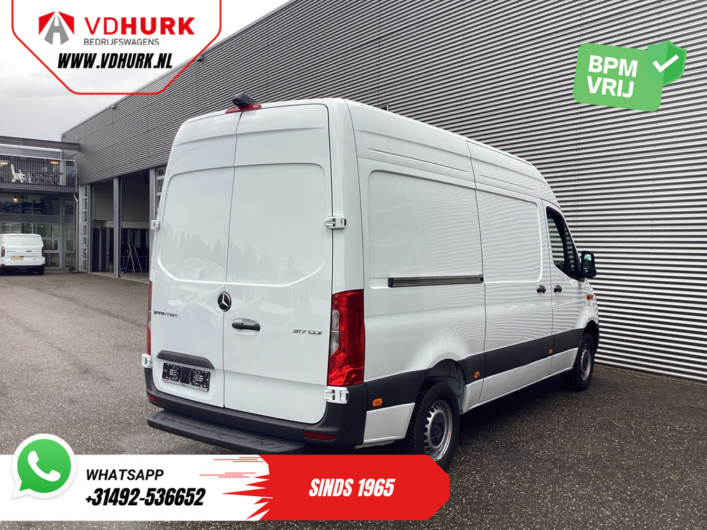 Mercedes-Benz Sprinter Bestelbus 317 CDI Aut. L2H2 Gev.stoel/ 270Gr.deuren/ Stoelverw./ Cruise/ Navi/ Camera/ PDC 8