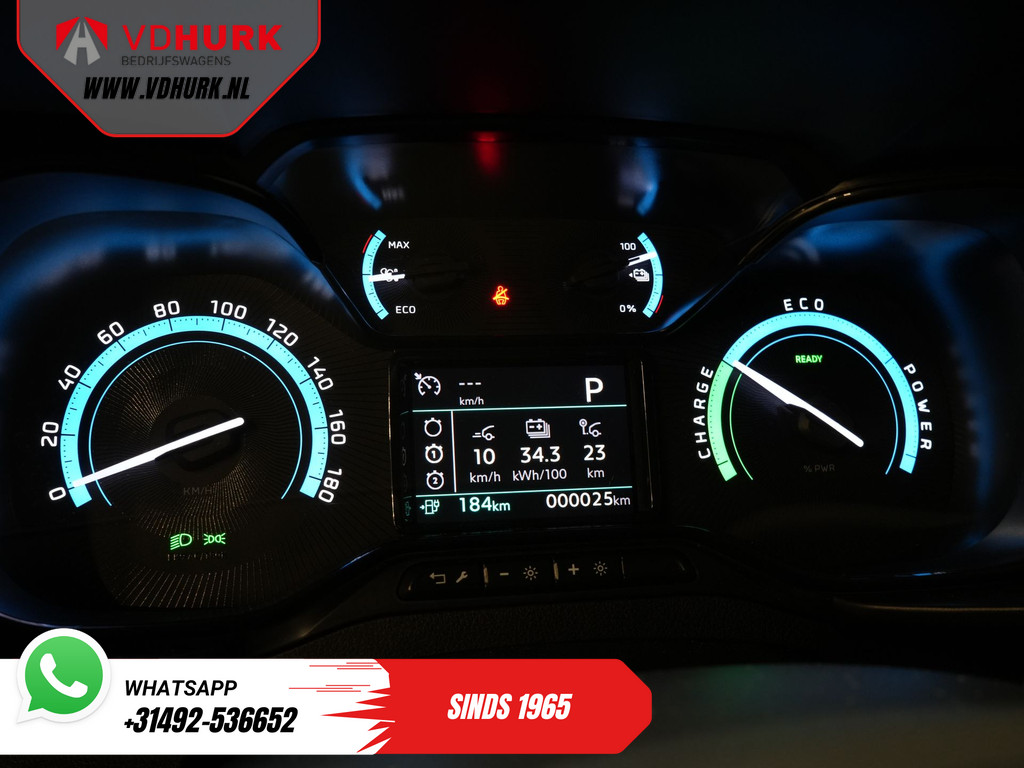 Citroën E-Berlingo Bestelbus (Fiat e-Dobló) L2 50 kWh 285 WLTP Carplay/ Snellader/ Camera/ Cruise/ 3 Pers./ Airco/ DAB 18