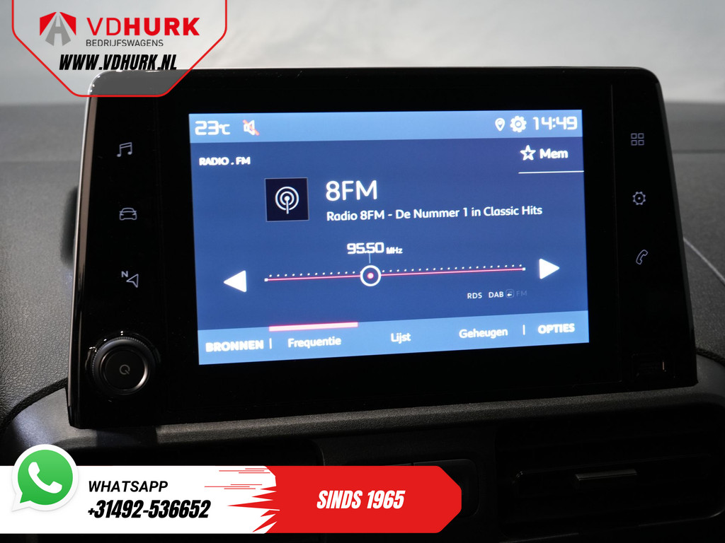 Citroën E-Berlingo Bestelbus (Fiat e-Dobló) L2 50 kWh 285 WLTP Carplay/ Snellader/ Camera/ Cruise/ 3 Pers./ Airco/ DAB 21