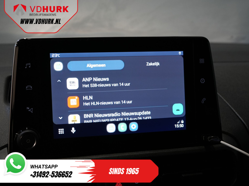 Citroën E-Berlingo Bestelbus (Fiat e-Dobló) L2 50 kWh 285 WLTP Carplay/ Snellader/ Camera/ Cruise/ 3 Pers./ Airco/ DAB 23