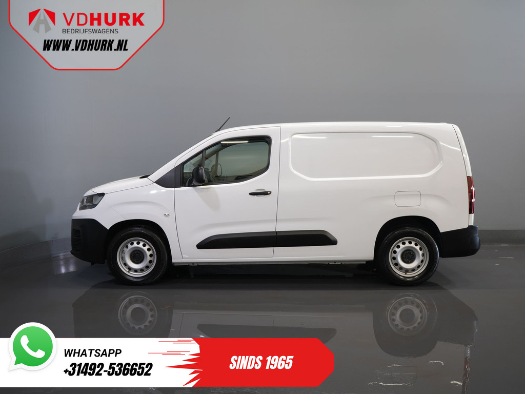 Citroën E-Berlingo Bestelbus (Fiat e-Dobló) L2 50 kWh 285 WLTP Carplay/ Snellader/ Camera/ Cruise/ 3 Pers./ Airco/ DAB 9