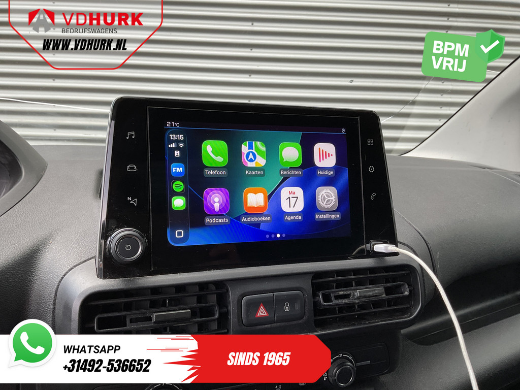 Peugeot Partner Bestelbus 1.5 HDI 100 pk NL Auto/ Carplay/ PDC/ Cruise/ Trekhaak/ Airco 10