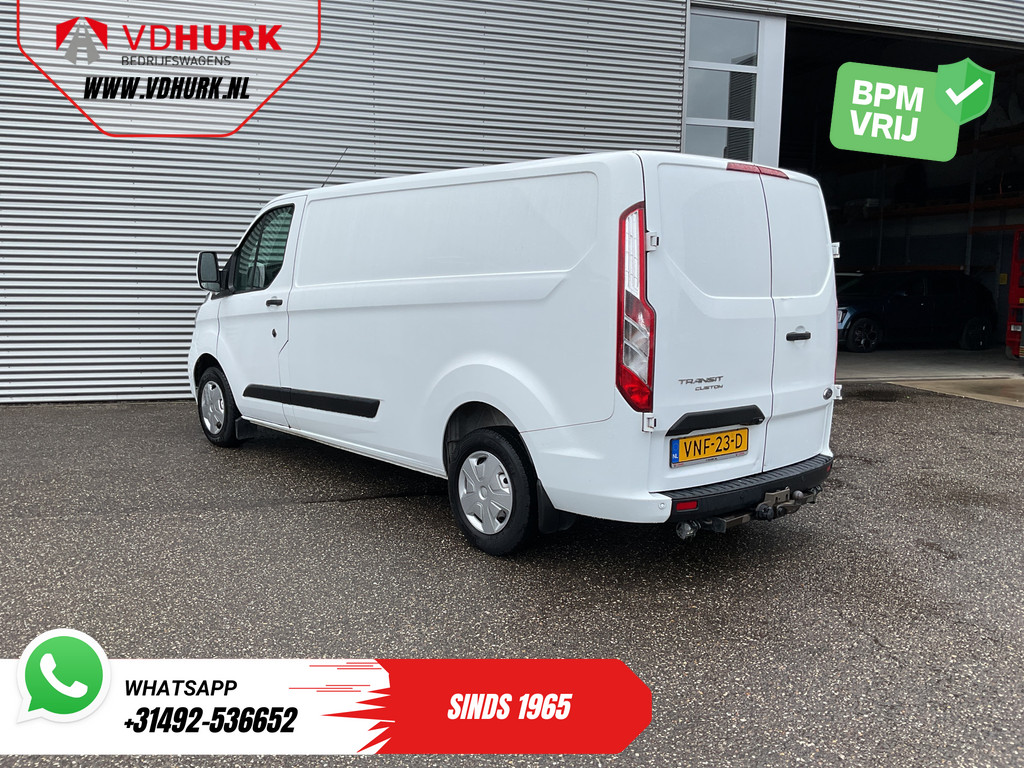 Ford Transit Custom Bestelbus 2.0 TDCI 130 pk L2 Trend Carplay/ 2.8T trekverm./ Camera/ PDC/ Cruise/ Trekhaak/ Airco 1