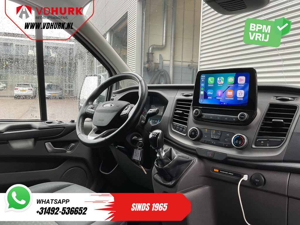 Ford Transit Custom Bestelbus 2.0 TDCI 130 pk L2 Trend Carplay/ 2.8T trekverm./ Camera/ PDC/ Cruise/ Trekhaak/ Airco 2