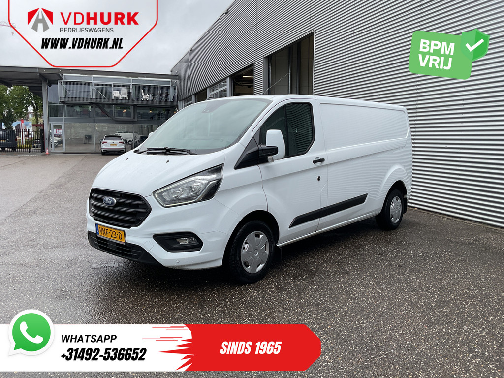 Ford Transit Custom Bestelbus 2.0 TDCI 130 pk L2 Trend Carplay/ 2.8T trekverm./ Camera/ PDC/ Cruise/ Trekhaak/ Airco 8