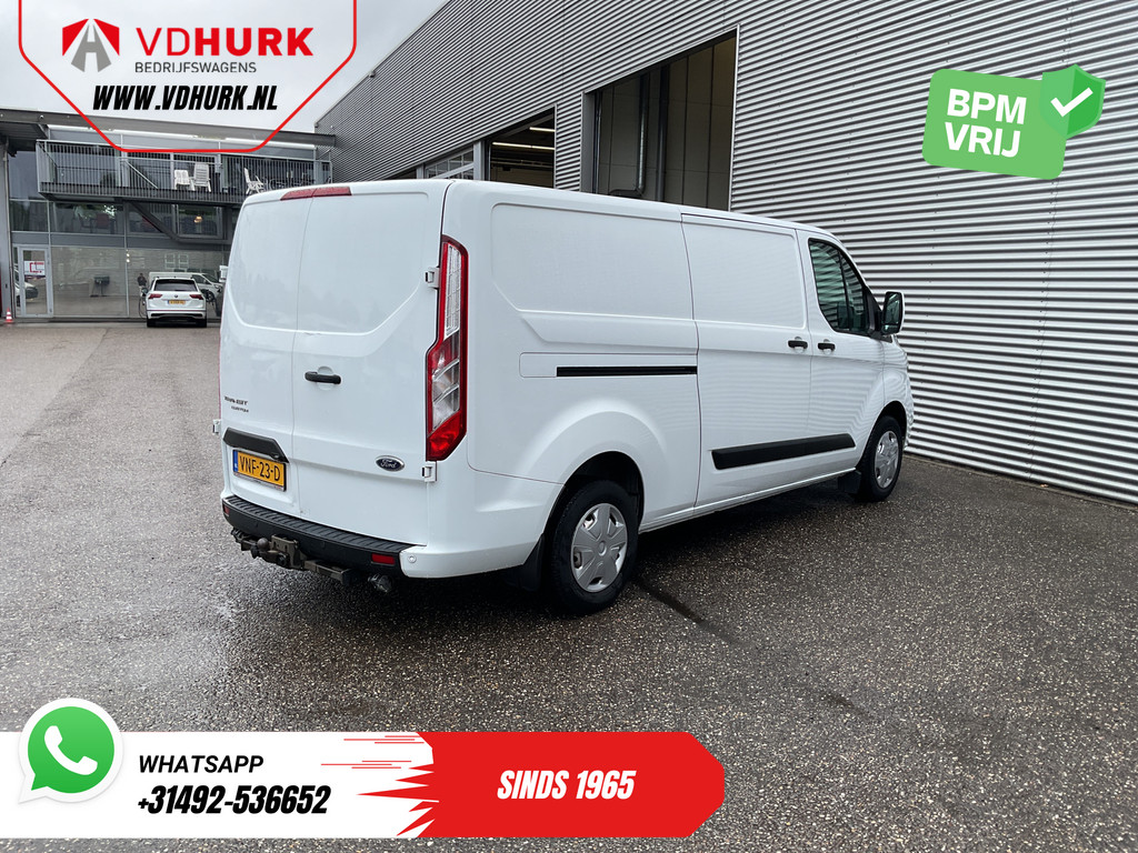 Ford Transit Custom Bestelbus 2.0 TDCI 130 pk L2 Trend Carplay/ 2.8T trekverm./ Camera/ PDC/ Cruise/ Trekhaak/ Airco 9