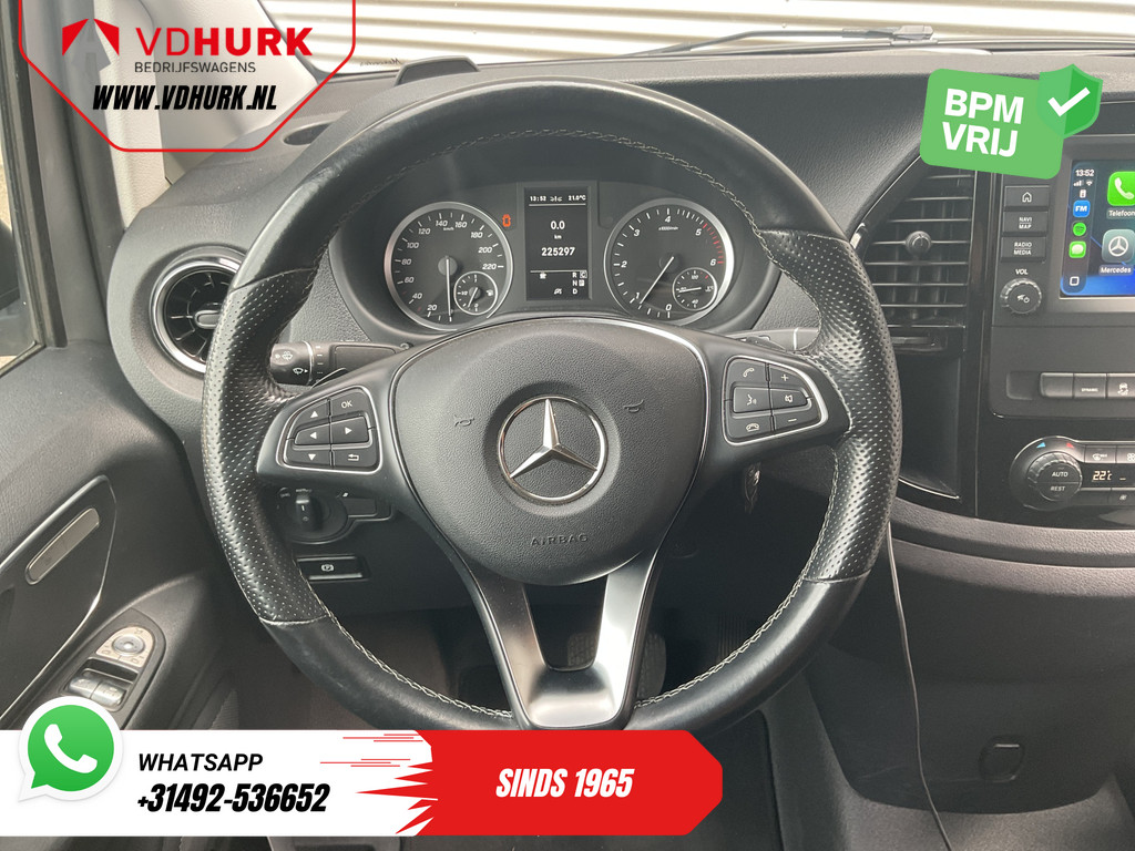 Mercedes-Benz Vito Bestelbus 119 CDI Aut. L2 LED/ Adapt.Cruise/ Stoelverw./ CarPlay/ Navi/ Camera/ Climate/ PDC/ LMV/ Trekhaak 11