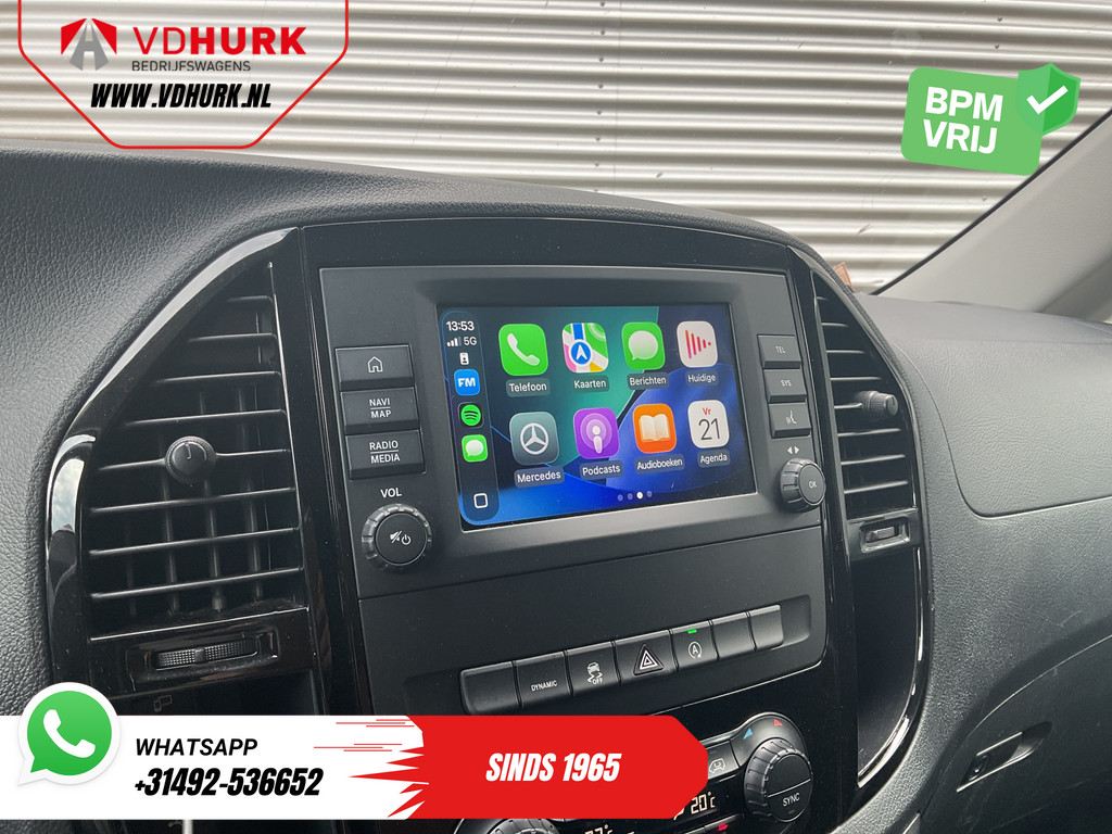 Mercedes-Benz Vito Bestelbus 119 CDI Aut. L2 LED/ Adapt.Cruise/ Stoelverw./ CarPlay/ Navi/ Camera/ Climate/ PDC/ LMV/ Trekhaak 13