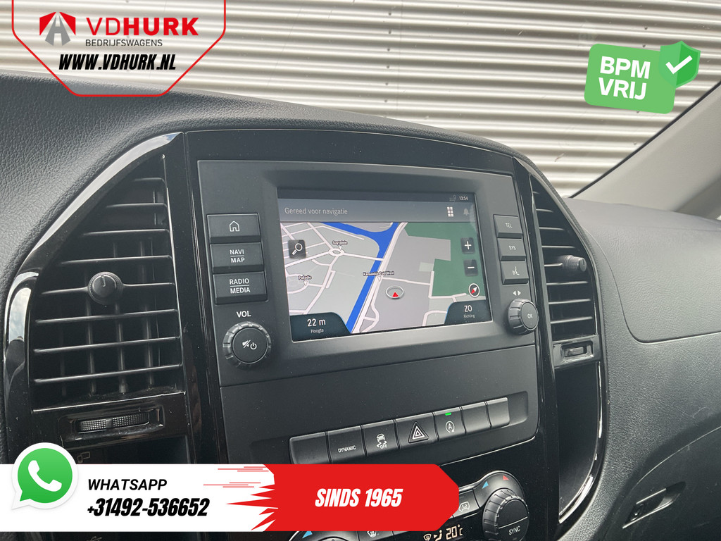 Mercedes-Benz Vito Bestelbus 119 CDI Aut. L2 LED/ Adapt.Cruise/ Stoelverw./ CarPlay/ Navi/ Camera/ Climate/ PDC/ LMV/ Trekhaak 15