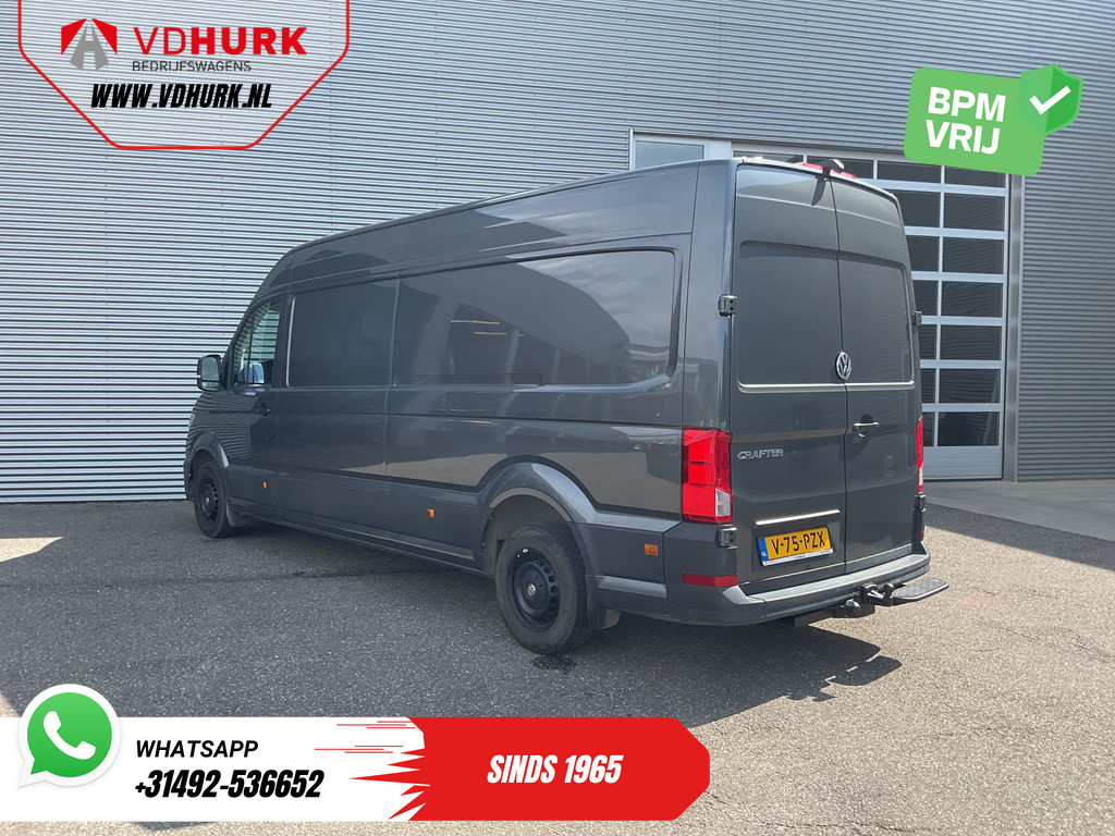 Volkswagen Crafter Bestelbus 35 2.0 TDI 180 pk DSG Aut. L4H3 LED/ Adapt.cruise/ Gev.stoel/ Stoelverw./ Massage/ Carplay/ Navi/ Climate/ Camera/ PDC/ Trekhaak 1