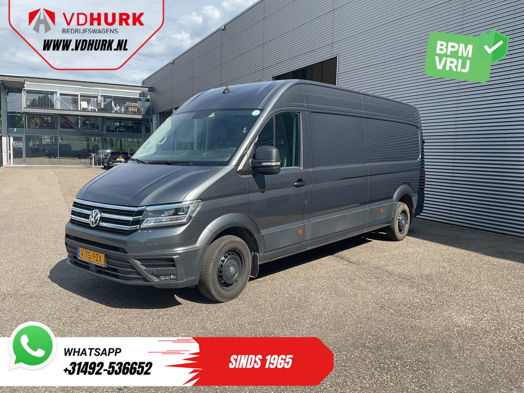 Volkswagen Crafter Bestelbus 35 2.0 TDI 180 pk DSG Aut. L4H3 LED/ Adapt.cruise/ Gev.stoel/ Stoelverw./ Massage/ Carplay/ Navi/ Climate/ Camera/ PDC/ Trekhaak 5