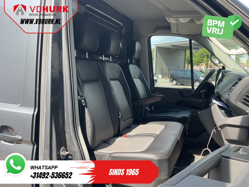 Volkswagen Crafter Bestelbus 35 2.0 TDI 180 pk DSG Aut. L4H3 LED/ Adapt.cruise/ Gev.stoel/ Stoelverw./ Massage/ Carplay/ Navi/ Climate/ Camera/ PDC/ Trekhaak 7
