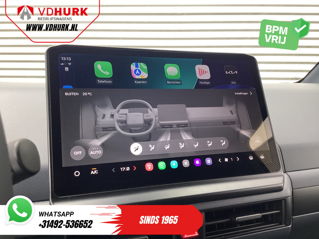 Kia PV5 Bestelbus 71.2 kWh 416 km WLTP Adapt.Cruise/ Carplay/ Navi/ LED/ Climate/ Camera/ PDC 15