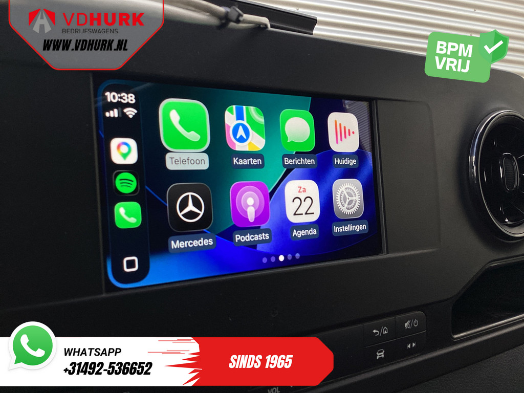 Mercedes-Benz Sprinter Bestelbus 317 CDI Aut. L2H2 LED/ Gev.Stoel/ Stoelverw./ Standkachel/ Carplay/ Cruise/ Camera/ Trekhaak 15