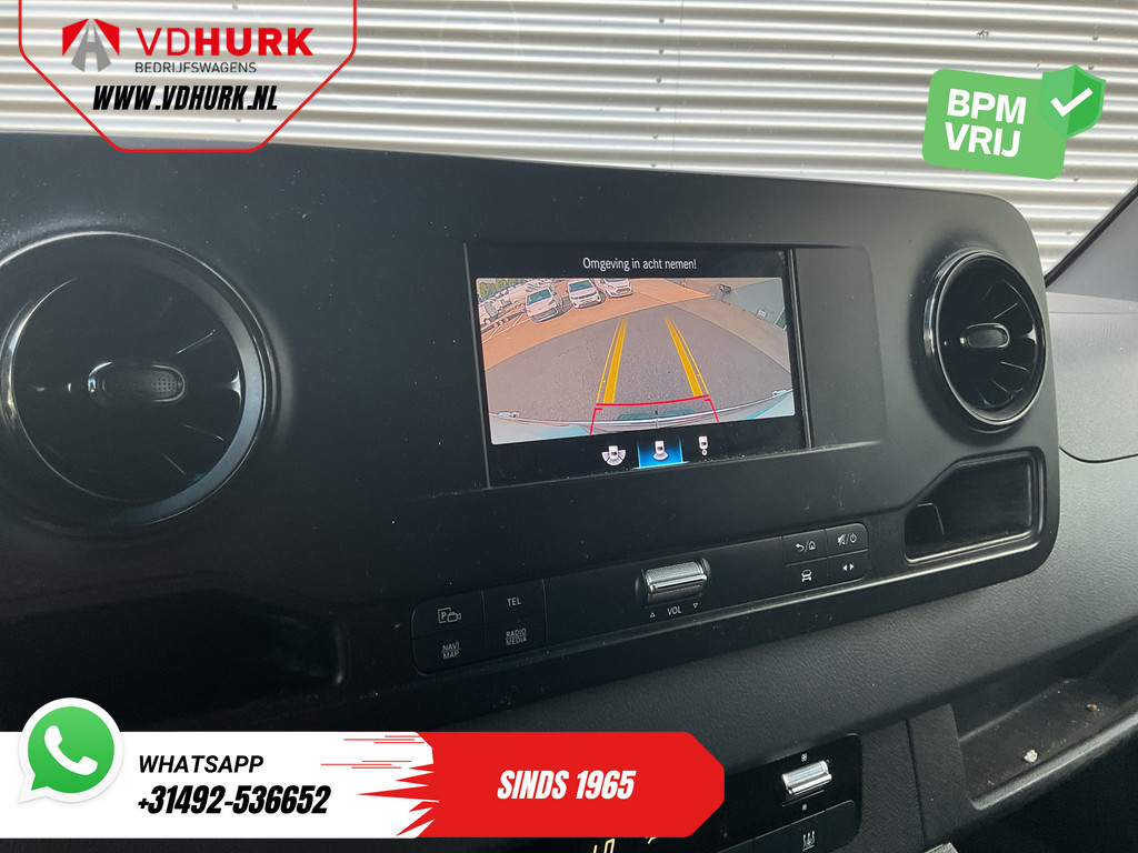 Mercedes-Benz Sprinter Bestelbus 214 CDI Aut. L2 EXPORT Adapt.Cruise/ Gev.stoel/ Standkachel/ 270Gr.deuren/ Stoelverw./ Carplay/ Navi/ Camera/ Trekhaak/ Airco 13