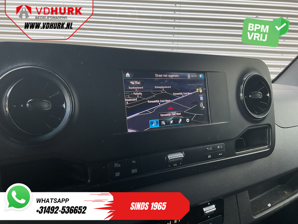 Mercedes-Benz Sprinter Bestelbus 214 CDI Aut. L2 EXPORT Adapt.Cruise/ Gev.stoel/ Standkachel/ 270Gr.deuren/ Stoelverw./ Carplay/ Navi/ Camera/ Trekhaak/ Airco 14