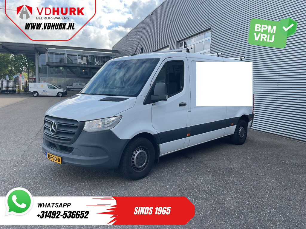Mercedes-Benz Sprinter Bestelbus 214 CDI Aut. L2 EXPORT Adapt.Cruise/ Gev.stoel/ Standkachel/ 270Gr.deuren/ Stoelverw./ Carplay/ Navi/ Camera/ Trekhaak/ Airco 17