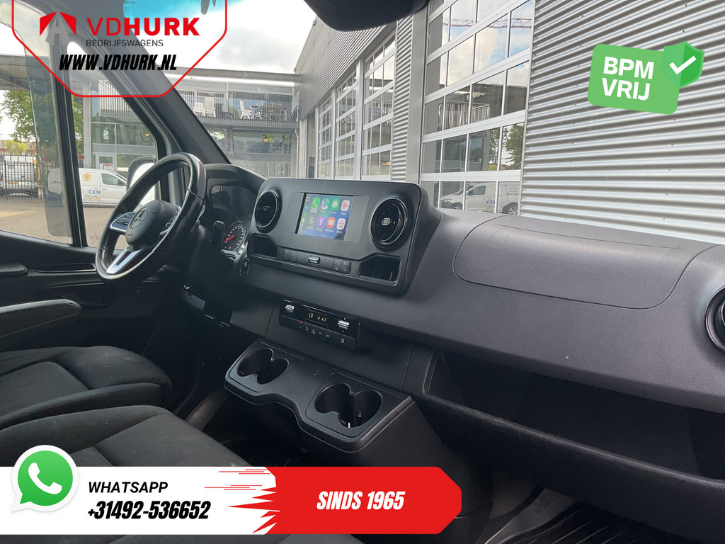 Mercedes-Benz Sprinter Bestelbus 214 CDI Aut. L2 EXPORT Adapt.Cruise/ Gev.stoel/ Standkachel/ 270Gr.deuren/ Stoelverw./ Carplay/ Navi/ Camera/ Trekhaak/ Airco 8