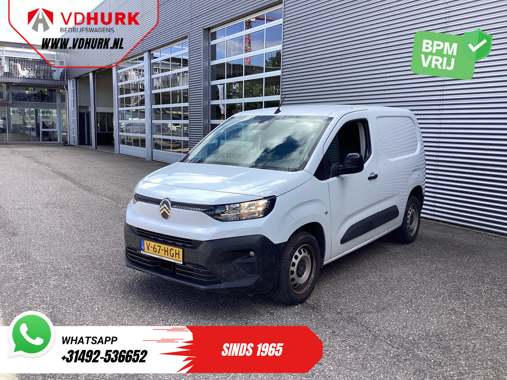 Citroën Berlingo Bestelbus 1.5 HDi 100 pk NL Auto/ Carplay/ Stoelverw./ Stuurverw./ Camera/ Cruise/ PDC/ Airco 1