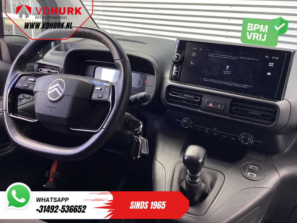 Citroën Berlingo Bestelbus 1.5 HDi 100 pk NL Auto/ Carplay/ Stoelverw./ Stuurverw./ Camera/ Cruise/ PDC/ Airco 8