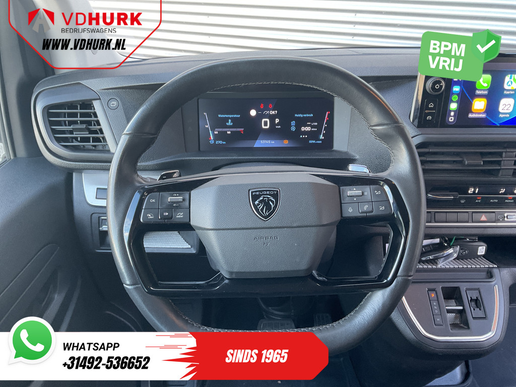 Peugeot Expert Bestelbus 2.0 HDi 180 pk Aut. DC Dubbel cabine LED/ Imperiaal/ Stuurverw./ Carplay/ Navi/ Camera/ Climate/ Afn.Trekhaak/ PDC/ LMV/ Cruise 13
