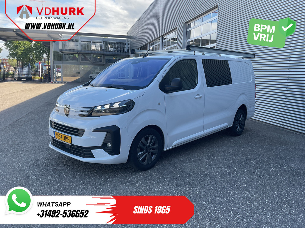 Peugeot Expert Bestelbus 2.0 HDi 180 pk Aut. DC Dubbel cabine LED/ Imperiaal/ Stuurverw./ Carplay/ Navi/ Camera/ Climate/ Afn.Trekhaak/ PDC/ LMV/ Cruise 8