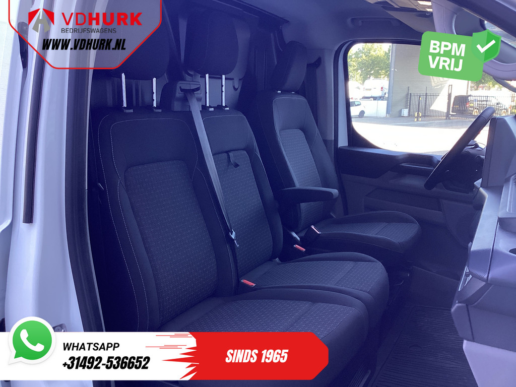 Ford E-Transit Custom Bestelbus L2 Trend 71 kWh 370 Km WLTP Garantie T/m 7-2031/ LED/ Standkachel/ Stoelverw./ Carplay/ Climate/ Camera/ PDC/ LMV/ Cruise 11