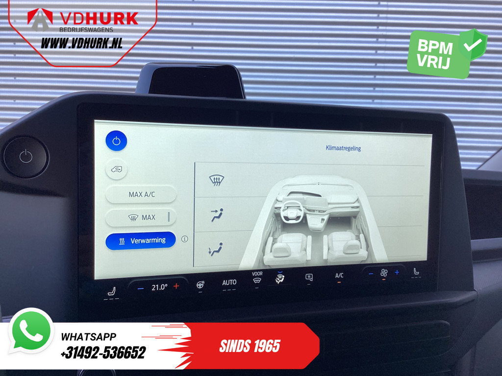Ford E-Transit Custom Bestelbus L2 Trend 71 kWh 370 Km WLTP Garantie T/m 7-2031/ LED/ Standkachel/ Stoelverw./ Carplay/ Climate/ Camera/ PDC/ LMV/ Cruise 13